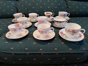 10 Miscellaneous Cups & Saucers