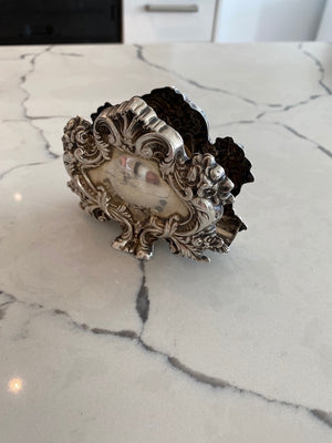 Sterling Silver Topazio Napkin Holder