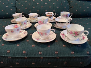 10 Miscellaneous Cups & Saucers