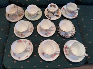10 Miscellaneous Cups & Saucers