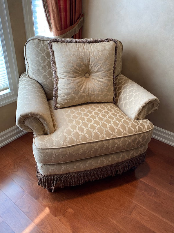 "Schnadig" Gold Armchair