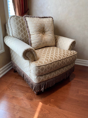"Schnadig" Gold Armchair