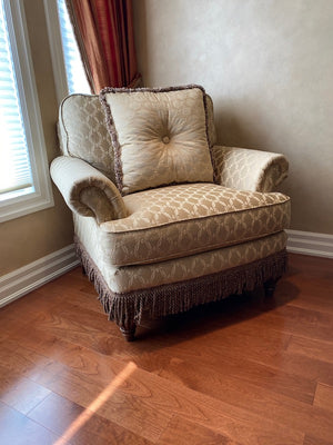 "Schnadig" Gold Armchair