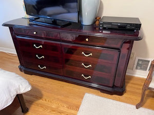 Vintage Italian Dresser with Mirror