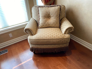 "Schnadig" Gold Armchair