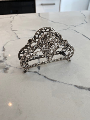 Sterling Silver 800 Napkin Holder