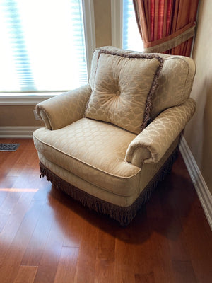 "Schnadig" Gold Armchair
