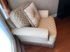 "Schnadig" Gold Armchair