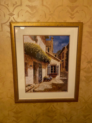 "Bar-Tabac" Framed Print