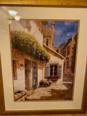 "Bar-Tabac" Framed Print