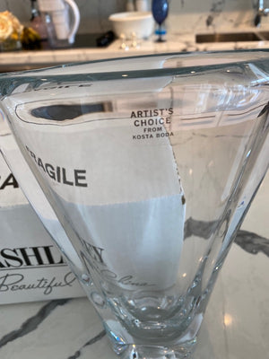 *BRAND NEW- Artist's Choice from Kosta Boda Glass Vase by Goran Warff