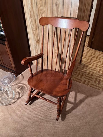 Vintage Wood Rocking Chair
