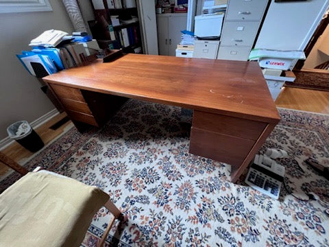 MCM Teak Office Desk by Sunar