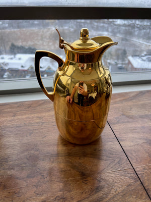 Vintage Alfi Carafe in Gold Finish