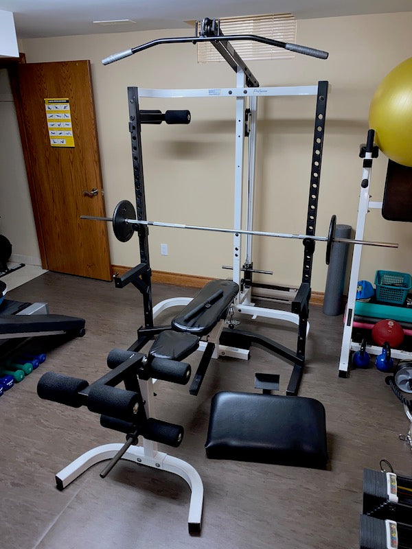 Fitness Power Rack/Pulley System Combo