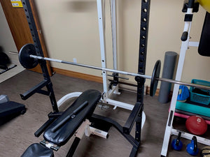 Fitness Power Rack/Pulley System Combo