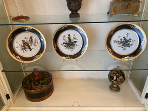 3 Elizabeth Marshall Decorative Bird Plates