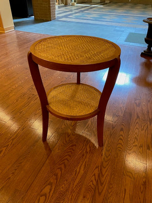 “Gunther Lambert” Rattan Accent Table