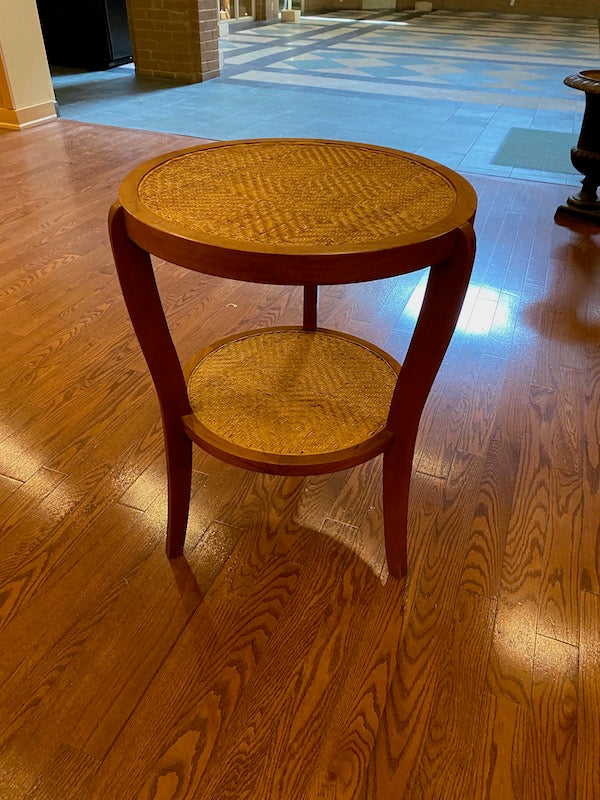 “Gunther Lambert” Rattan Accent Table