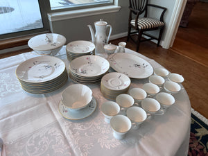 1950s Raymond Loewy Quince Pattern Dinnerware Set by Rosenthal Germany