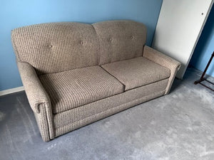 Beige Pull-Out Sofa