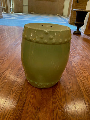 2 Green Oriental Stools (*Priced Individually)