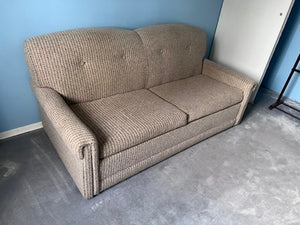Beige Pull-Out Sofa
