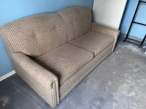 Beige Pull-Out Sofa