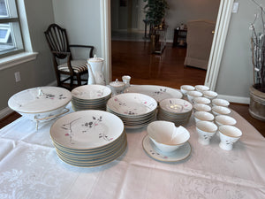 1950s Raymond Loewy Quince Pattern Dinnerware Set by Rosenthal Germany
