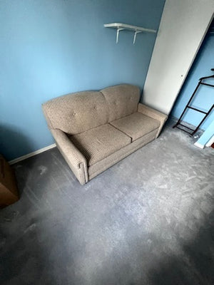Beige Pull-Out Sofa