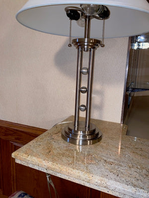 Chrome Table Lamp
