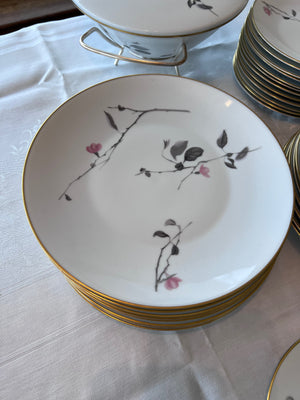 1950s Raymond Loewy Quince Pattern Dinnerware Set by Rosenthal Germany