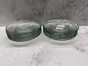 *BRAND NEW 12 Anchor Hocking Company 8" inch Glass Plates