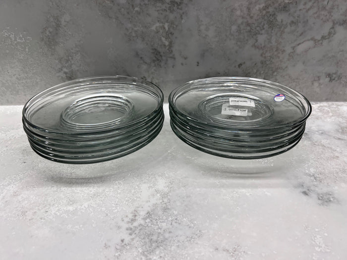 *BRAND NEW 12 Anchor Hocking Company 8" inch Glass Plates
