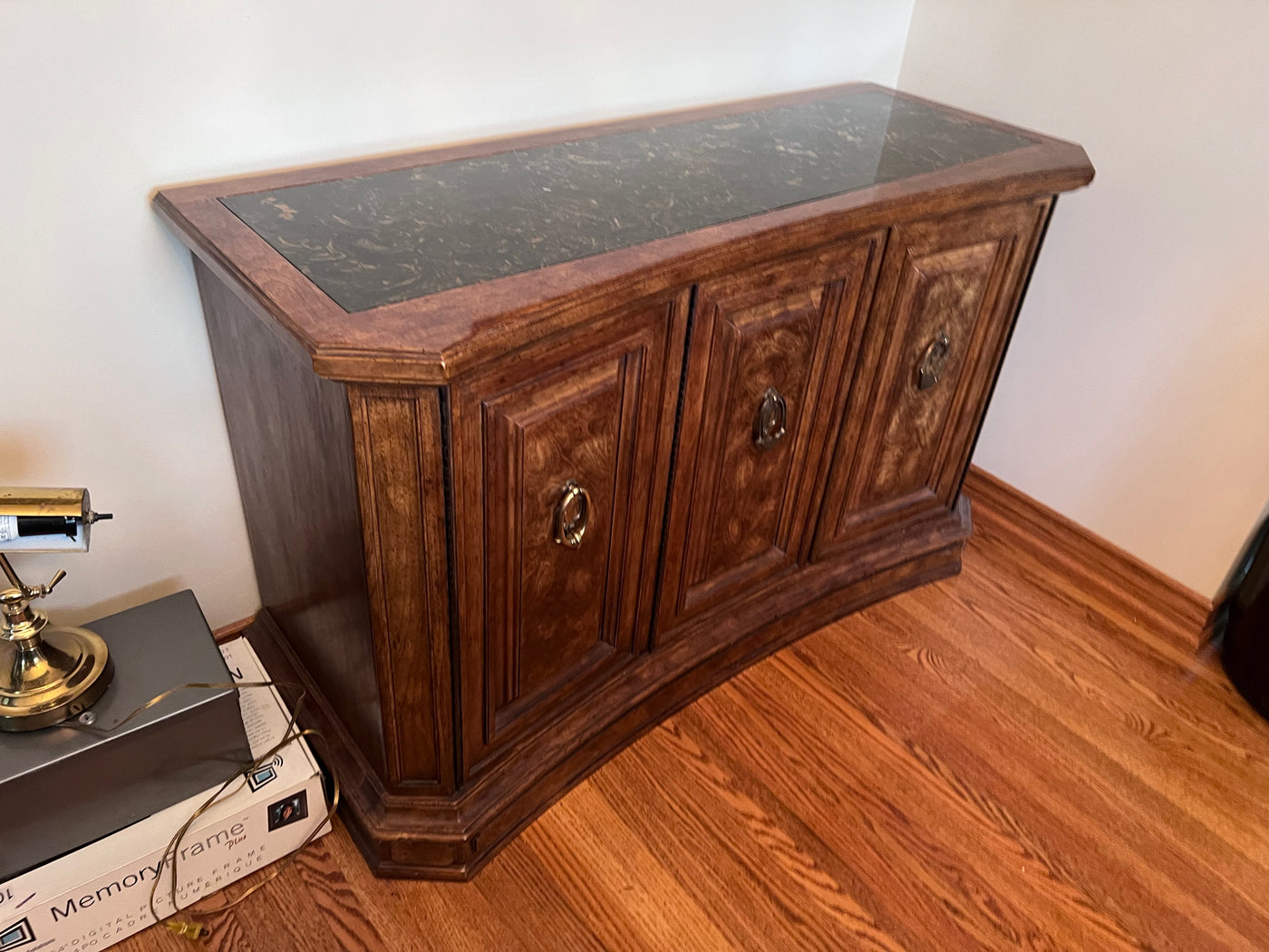 Bernhardt Hibriten Vintage Burled Wood Server Sell My Stuff