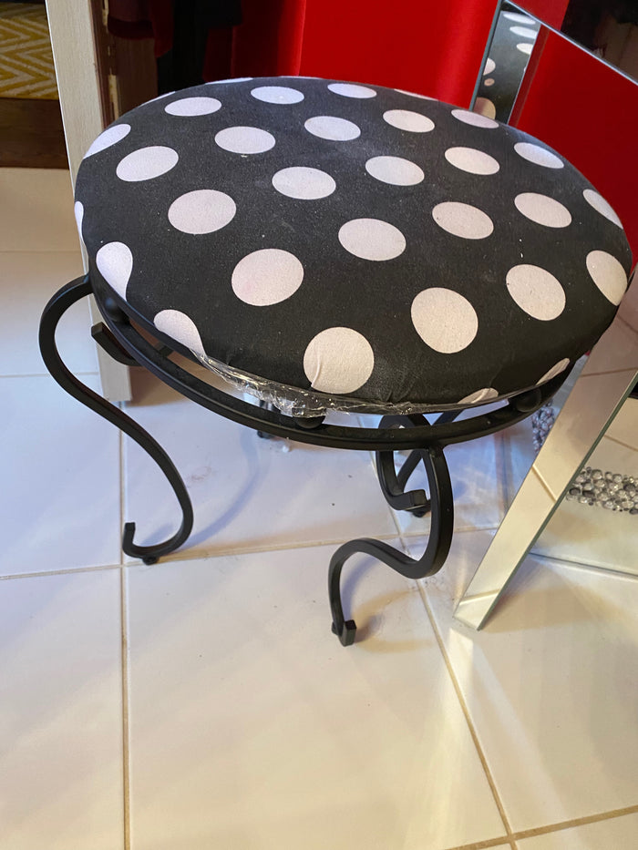 Small Round Polka Dot Stool
