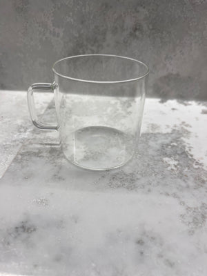 *BRAND NEW 12 CB2 'Cantina' Glass Coffee Mugs (*Retail value $95)