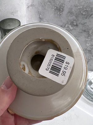 *BRAND NEW 2 Ceramic Footed Serving Stands