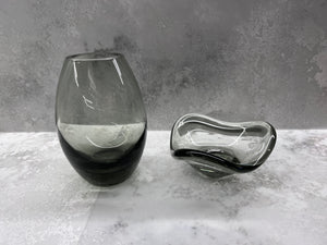 Holmegaard-  Denmark, 1960s Smoked Glass Lot