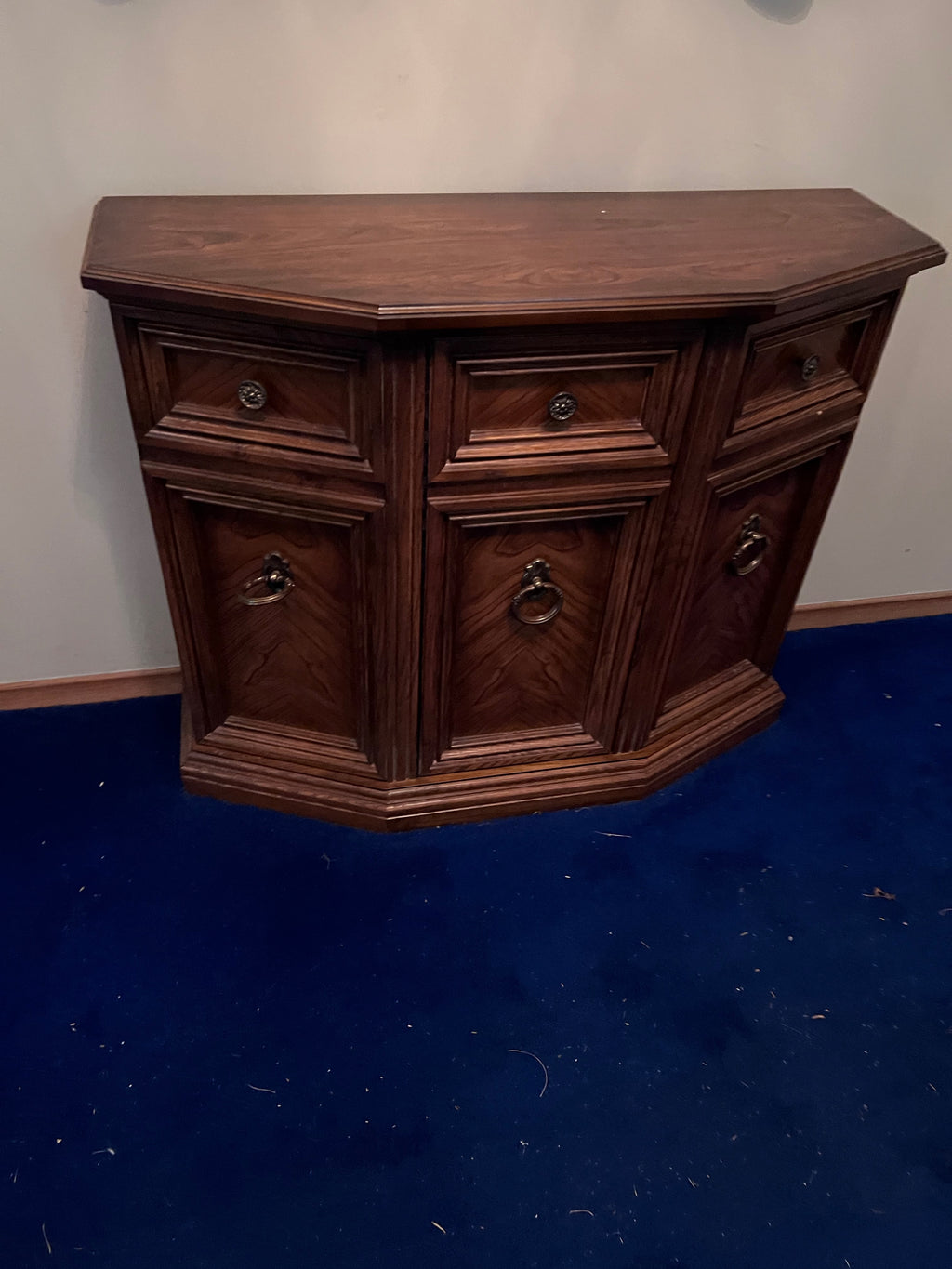 Small Wood Console Cabinet