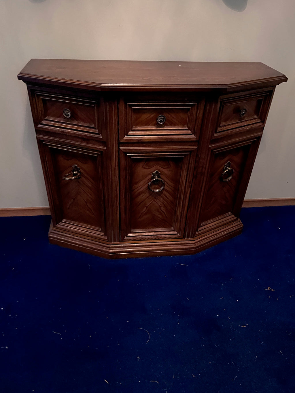 Small Wood Console Cabinet