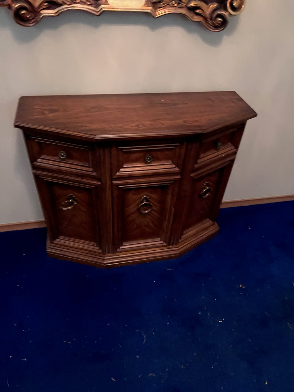 Small Wood Console Cabinet