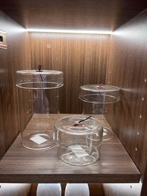 *BRAND NEW 3 EQ3 'Yacht Glass' Storage Jars
