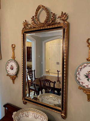Colecion Home- Beautiful Ornate Gold & Black Mirror
