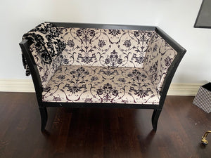 Black & White Settee/Bench