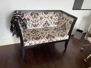 Black & White Settee/Bench