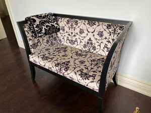 Black & White Settee/Bench