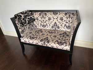 Black & White Settee/Bench