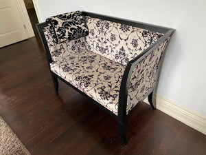 Black & White Settee/Bench