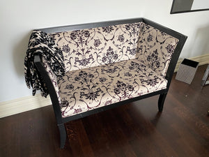 Black & White Settee/Bench